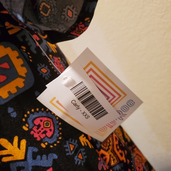 NWT XXSMALL LULAROE CARLY DRESS - Picture 4 of 5